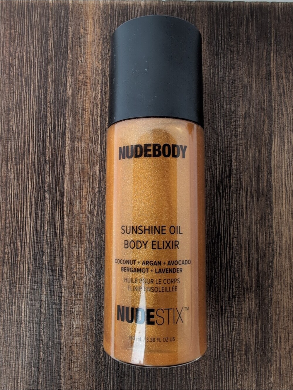 NUDESTIX Nudebody Sunshine Oil Body Elixir 3.38 fl.oz 100ml Full Size